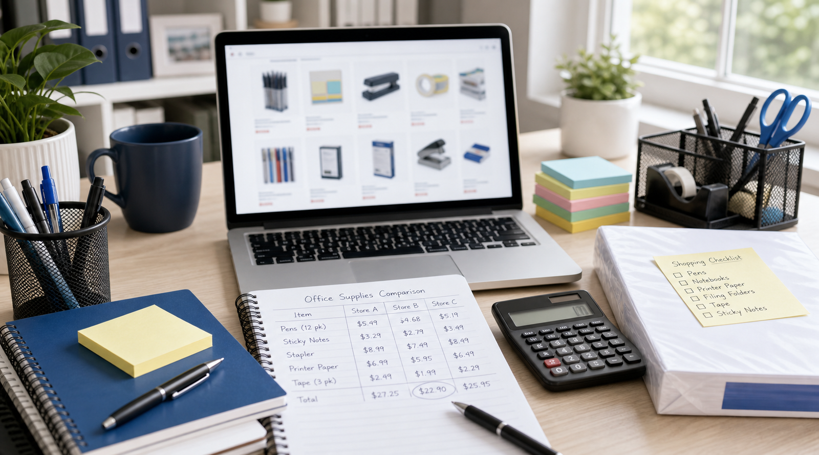 How to Save Money on Office Supplies When Shopping Online
