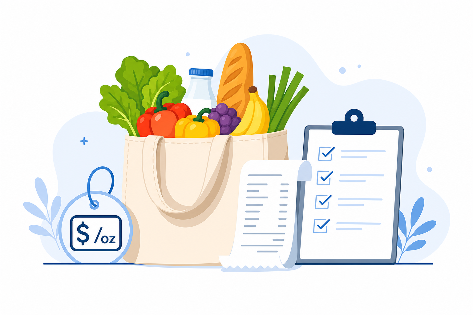 Laptop, headphones, and discount tag illustration representing saving on Walmart electronics